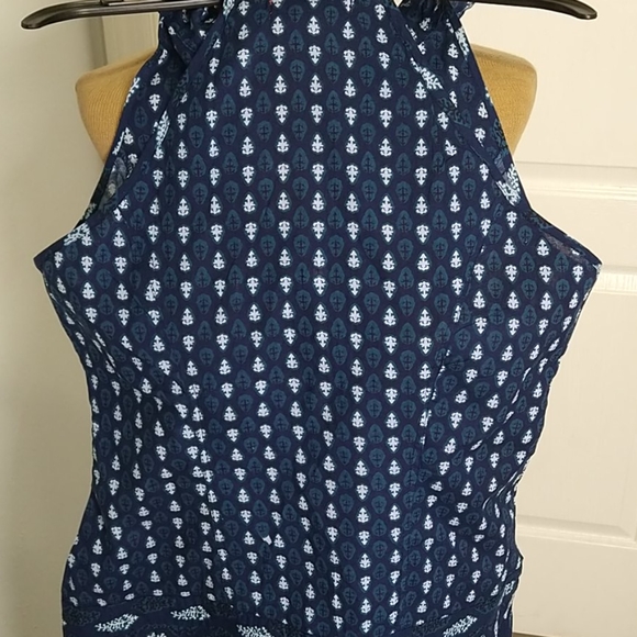 Desi Weavess Indigo Sleeveless Jodhpuri Jumpsuit - Picture 10 of 13
